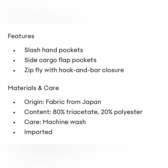 Aritzia Babaton refined cargo satin pants in black size 8 - Picture 9 of 11